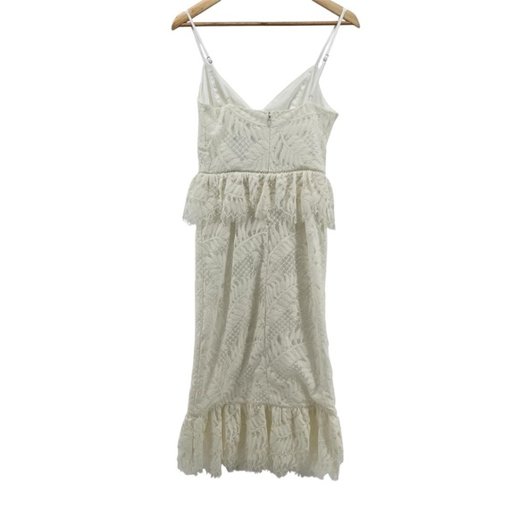 NEW LOVERS + FRIENDS Wanderlust White Lace Midi Dress Size Small - Picture 6 of 12